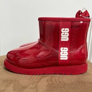 KIDS’/ GIRLS. UGG CLASSIC MINI CLEAR BOOTS